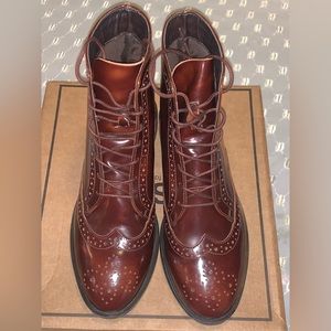 ASOS Aliance leather lace up boots. UK 6 US 8.5